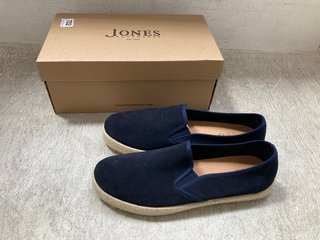 JONES BOOTMAKER RAYLEN MENS ESPADRILLES IN NAVY UK SIZE 9: LOCATION - G3