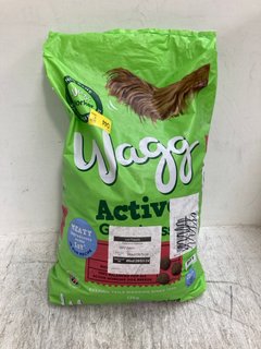 WAGG ACTIVE GOODNESS VAT FREE COMPLETE DOG FOOD 12KG BBE 18/06/2026: LOCATION - G6