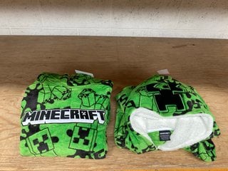 2 X MINECRAFT CREEPER OODIES - SIZE UK L: LOCATION - G8