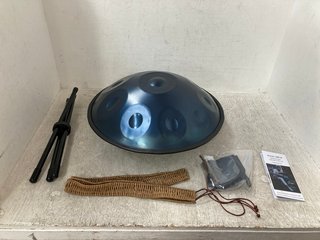 HAND DRUM WITH ACCESSORIES TO INCLUDE HANDPAN STAND: LOCATION - G13