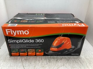 FLYMO SIMPLI GLIDE 360 ELECTRIC HOVER LAWNMOWER: LOCATION - E4