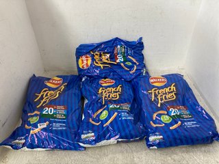 4 X MULTIPACK FRENCH FRIES CRISPS BB: 04/24 (SOME ITEMS MAY BE PAST SELL BY DATE): LOCATION - G16