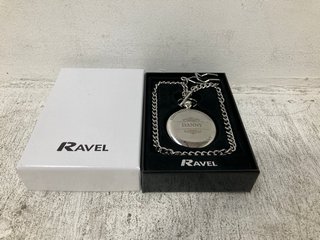 RAVEL PERSONALISED POCKET FOB WATCH: LOCATION - G17