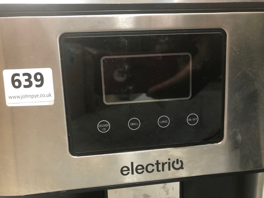 John Pye Auctions ELECTRIQ COUNTERTOP ICE MAKER WITH ICE CRUSHER