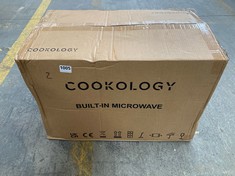 COOKOLOGY 20L STAINLESS STEEL 800W INTEGRATED MICROWAVE IM20LSS - RRP £159 (PALLET 2)