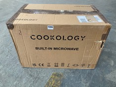 COOKOLOGY 20L STAINLESS STEEL 800W INTEGRATED MICROWAVE IM20LSS - RRP £159 (PALLET 2)