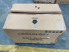 COOKOLOGY 20L STAINLESS STEEL 800W INTEGRATED MICROWAVE IM20LSS - RRP £159 (PALLET 2)