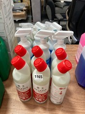 17 X ASSORTED LIQUIDS TO INCLUDE DELPHIS ECO 750ML DAILY USE TOILET CLEANER (COLLECTION ONLY)