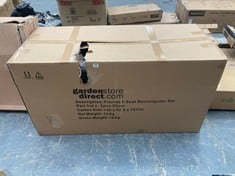 GARDEN STORE FLORIDA 6 SEAT RECTANGULAR GARDEN FURNITURE SET (BOX 3 OF 4)