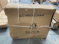 ECO WHEELCHAIR IN BLACK/ BLUE - RRP £136