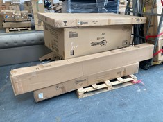 PALLET OF ASSORTED ITEMS TO INCLUDE OUTSUNNY 3 X 3.6M HARDTOP POLYCARBONATE ROOF GARDEN GAZEBO BROWN (BOX 4 OF 4 ONLY) (KERBSIDE PALLET DELIVERY)