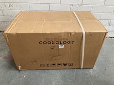 COOKOLOGY 60CM BLACK ANGLED COOKER HOOD - MODELNO. CHA600BK/A (PALLET 20)