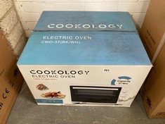 COOKOLOGY 37 LITRE ELECTRIC MINI OVEN IN WHITE - MODEL NO. CMO37WH (PALLET 1)