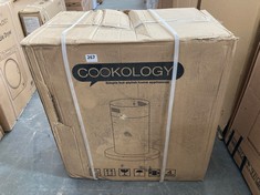 COOKOLOGY 60CM STAINLESS STEEL CYLINDER ISLAND COOKER HOOD - MODEL NO. TUB350SS (BOX 1 OF 2 ONLY) (PALLET 7)