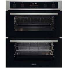 ZANUSSI SERIES 40 AIR FRY BUILT UNDER DOUBLE OVEN STAINLESS STEEL MODEL NO- ZPCNA7XN RRP- £599