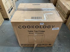 COOKOLOGY 45L MINI TABLE TOP FRIDGE IN WHITE - MODEL NO. MFR45WH (PALLET 4)