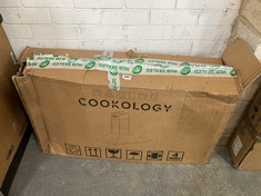 COOKOLOGY 90CM CHIMNEY COOKER HOOD IN STAINLESS STEEL - MODEL NO. CH900SS (PALLET 4)