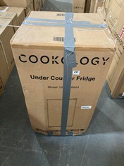 COOKOLOGY 93L WHITE FREESTANDING UNDER COUNTER FRIDGE - MODEL NO. UCFR88WH - RRP £139 (PALLET 10)