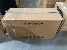 COOKOLOGY 90CM BLACK CHIMNEY COOKER HOOD - MODEL NO. LINT901BK - RRP £179 (PALLET 2)