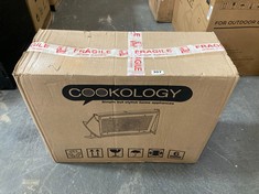 COOKOLOGY 60CM BUILT-IN INTEGRATED COOKER HOOD IN GREY - MODEL NO. INT600SI (PALLET 2)