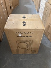 COOKOLOGY 2.5KG MINI TUMBLE DRYER IN BLACK - MODEL NO. CMVD25BK - RRP £154 (PALLET 22)