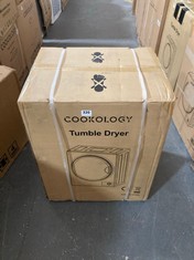 COOKOLOGY 2.5KG MINI TUMBLE DRYER IN WHITE - MODEL NO. CMVD25WH - RRP £154 (PALLET 22)