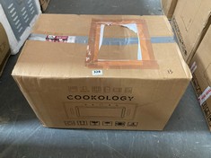 COOKOLOGY 52CM BUILT UNDER CANOPY COOKER HOOD BLACK GLASS - MODEL NO. BUGL520BK - RRP £159 (PALLET 13)