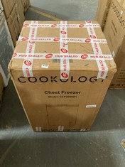 COOKOLOGY 99L WHITE CHEST FREEZER WITH CHILL FUNCTION - MODEL NO. CCFZ99WH - RRP £138 (PALLET 13)