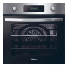 CANDY ELECTRIC OVEN IN STAINLESS STEEL/BLACK - MODEL NO. FIDCX676 - RRP £299