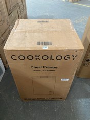 COOKOLOGY 99L WHITE CHEST FREEZER WITH CHILL FUNCTION - MODEL NO. CCFZ99WH - RRP £138 (PALLET 13)