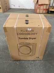 COOKOLOGY 2.5KG MINI TUMBLE DRYER IN BLACK - MODEL NO. CMVD25BK - RRP £154