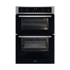 ZANUSSI DOUBLE ELECTRIC OVEN - MODEL NO. ZKCNA7XN - RRP £435