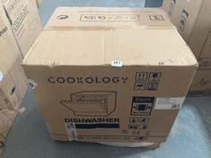 COOKOLOGY 6 PLACE TABLE TOP DISHWASHER BLACK CTTD6BK - RRP £199 (PALLET 3)