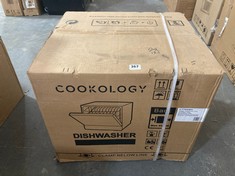 COOKOLOGY 6 PLACE TABLE TOP DISHWASHER WHITE CTTD6WH - RRP £189 (PALLET 5)