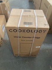 COOKOLOGY 93L BLACK UNDER COUNTER FRIDGE WITH CHILLER BOX UCIF93BK - RRP £129 (PALLET 21)