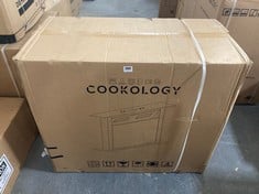 COOKOLOGY 90CM DOWNDRAFT COOKER HOOD WITH BLACK PANEL CDD905BK - RRP £479 (PALLET 21)