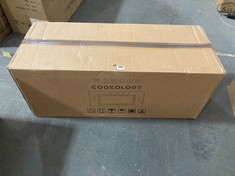 COOKOLOGY 90CM BUILT UNDER CANOPY COOKER HOOD BLACK GLASS BUGL900BK - RRP £219 (PALLET 16)