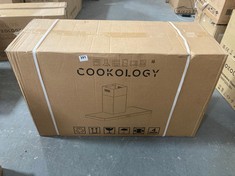 COOKOLOGY 90CM STAINLESS STEEL CHIMNEY COOKER HOOD LINT901SS - RRP £199 (PALLET 16)