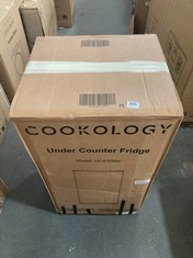 COOKOLOGY 93L BLACK UNDER COUNTER FRIDGE WITH CHILLER BOX UCIF93BK - RRP £129 (PALLET 19)