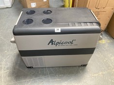 ALPICOOL PORTABLE FRIDGE FREEZER IN GREY - MODEL NO. CF45 - RRP £265