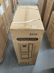 COOKOLOGY 20 BOTTLE CAPACITY STAINLESS STEEL WINE COOLER WITH WOOD SHELVES - MODEL NO. CWC300SS - RRP £299 (PALLET 14)