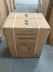 COOKOLOGY 2.5KG MINI TUMBLE DRYER IN WHITE - MODEL NO. CMVD25WH - RRP £154 (PALLET 14)