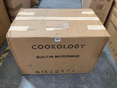 COOKOLOGY 17L STAINLESS STEEL 700W BUILT-IN MICROWAVE - MODEL NO. IM17LSS - RRP £139 (PALLET 12)