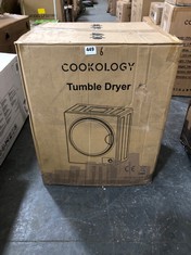 COOKOLOGY 2.5KG MINI TUMBLE DRYER IN SILVER - MODEL NO. CMVD25SL - RRP £154 (PALLET 6)