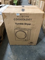 COOKOLOGY 2.5KG MINI TUMBLE DRYER IN SILVER - MODEL NO. CMVD25SL - RRP £154 (PALLET 6)