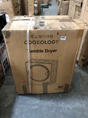 COOKOLOGY 2.5KG MINI TUMBLE DRYER IN WHITE - MODEL NO.CMVD25WH - RRP £154 (PALLET 6)