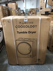 COOKOLOGY 2.5KG MINI TUMBLE DRYER IN SILVER - MODEL NO. CMVD25SL - RRP £154 (PALLET 8)