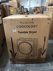 COOKOLOGY 2.5KG MINI TUMBLE DRYER IN WHITE - MODEL NO. CMVD25WH - RRP £154 (PALLET 8)