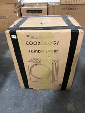 COOKOLOGY 2.5KG MINI TUMBLE DRYER IN WHITE - MODEL NO. CMVD25WH - RRP £154 (PALLET 24)