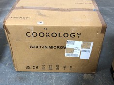 COOKOLOGY 17L INTEGRATED MICROWAVE IN BLACK - MODEL NO. IM17LBK - RRP £139 (PALLET 24)